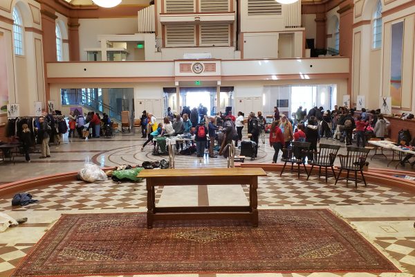 Cathedral of St. Paul – we slept on the floor