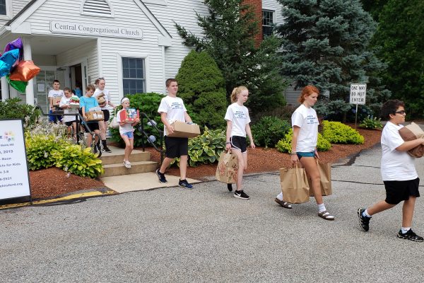 Loading donations for the Open Pantry