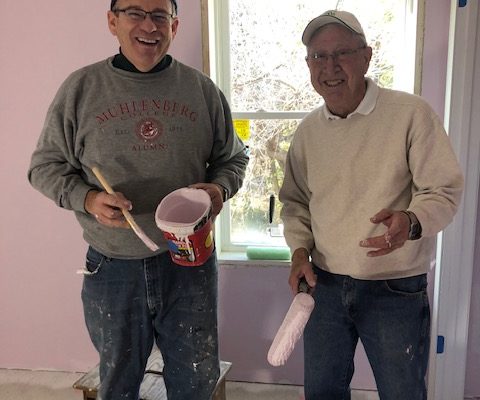 That’s not a painter’s hat, Pastor Rich!