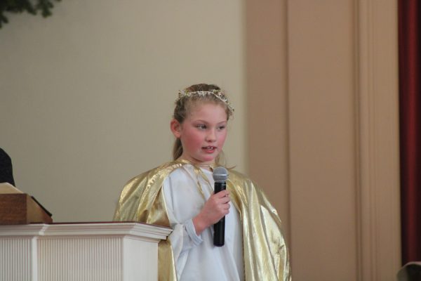 And an angel of the Lord appeared