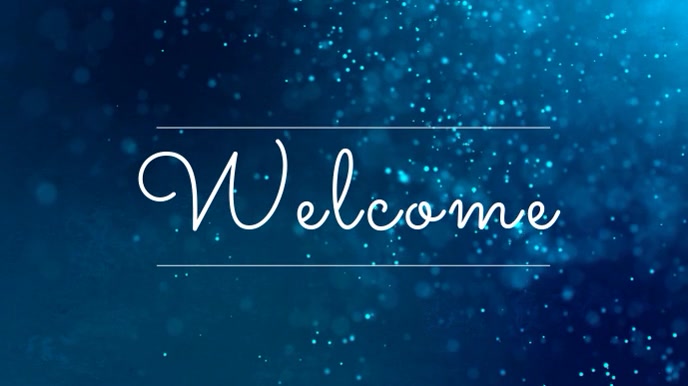 Welcome!