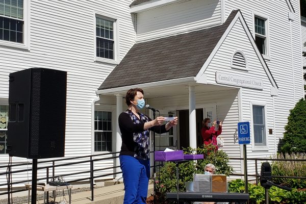 Alisa at Drive-In Church