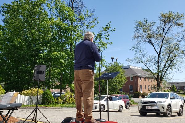 Pastor Rich at Drive-In Church